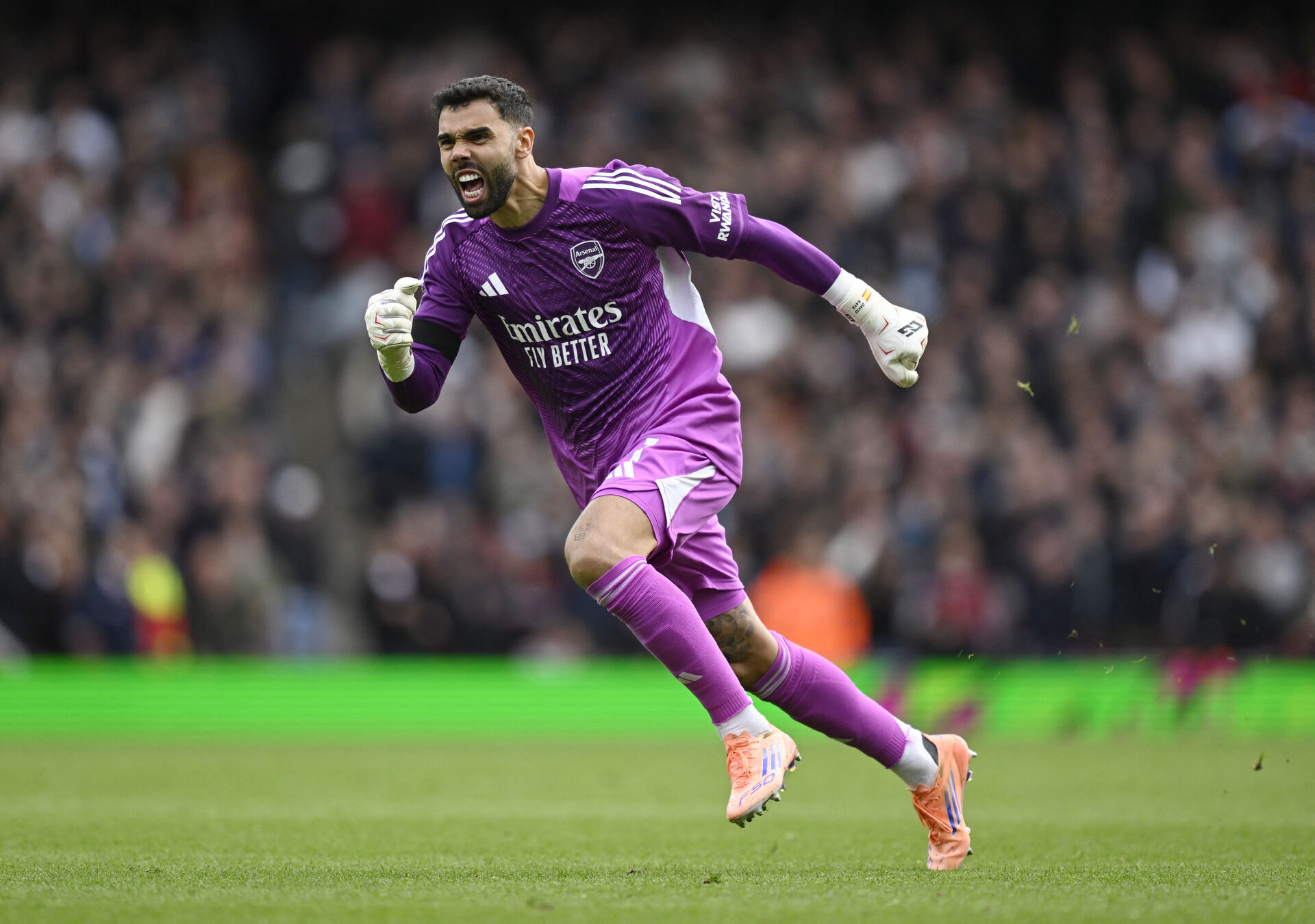 David Raya jubler vildt.