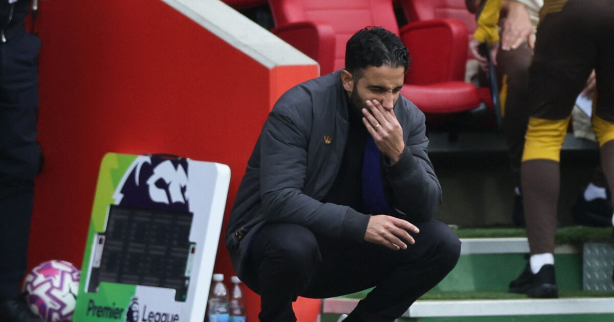 Ruben Amorim lider, men: Kan ikke sige op Foto: Ritzau Scanpix/REUTERS