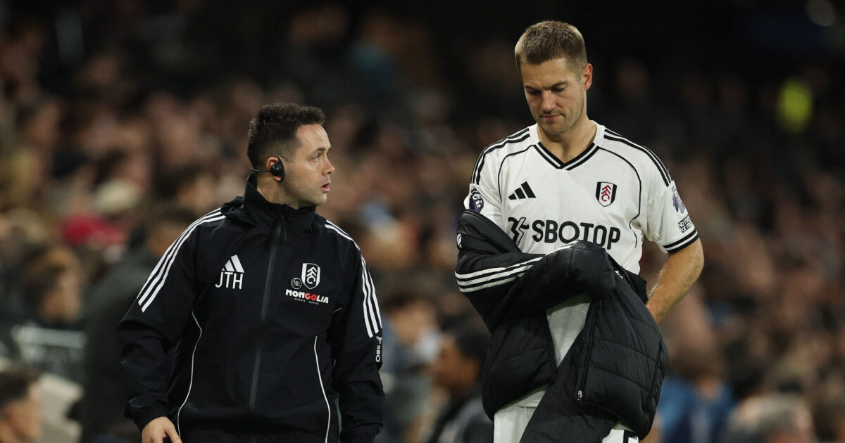 Åh nej! Joachim Andersen udgår fra London-derby Foto: Ritzau Scanpix/REUTERS