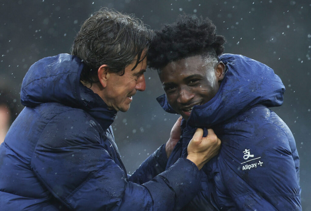 Thomas Frank tager fat i kraven på Mohammed Kudus.