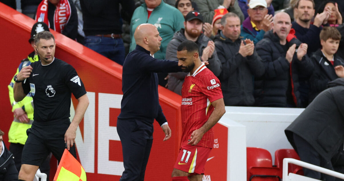 Er det derfor? – Arne Slot giver mulig forklaring på Salahs udfordringer Foto: Ritzau Scanpix/REUTERS