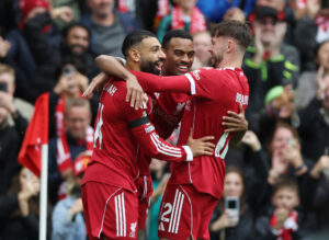 Ryan Gravenberch jubler over en scoring.