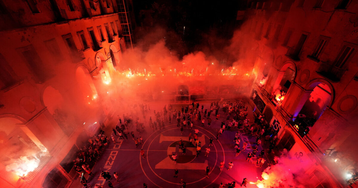 Sætter Schengenaftalen på pause: Italiensk grænsekontrol til CL-kamp Foto: Ritzau Scanpix/REUTERS