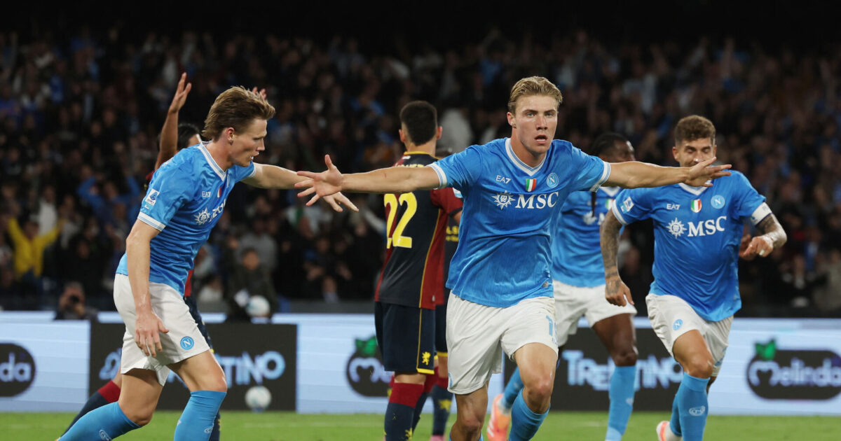 Medie: Højlund starter inde for Napoli lørdag Foto: Ritzau Scanpix/REUTERS