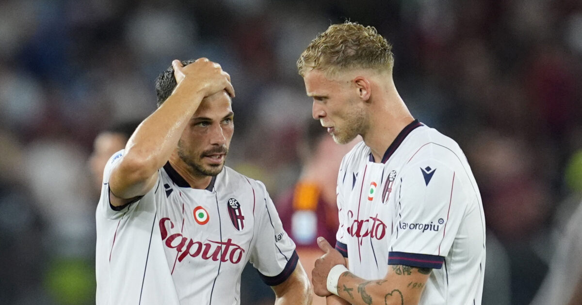 Odgaard lukker og slukker Bolognas målfest i Serie A-danskermøde Foto: Matteo Ciambelli/REUTERS