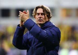 Thomas Frank klapper efter den uafgjorte kamp mod Bodø/Glimt.