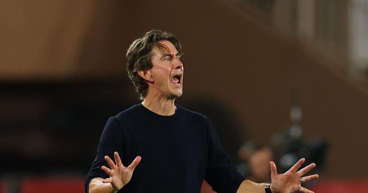 Thomas Frank er ikke fan: Vil have en ny angriber Foto: Ritzau Scanpix/REUTERS