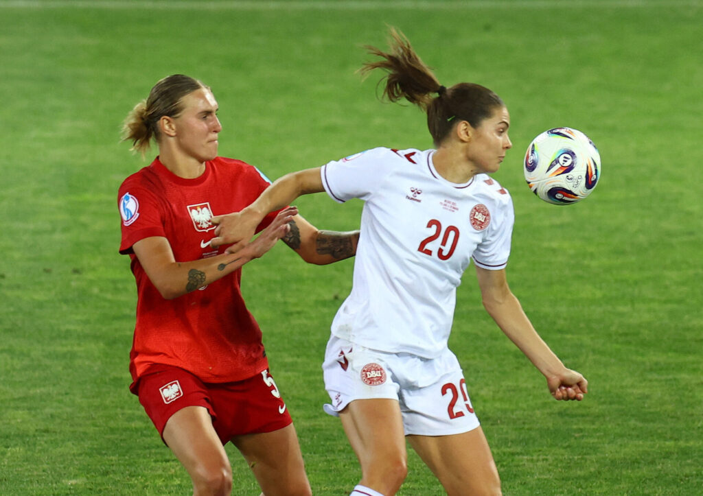 Signe Bruun i kamp for Danmark.