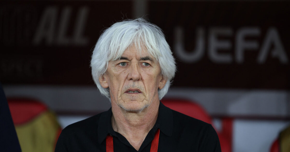 Græsk landstræner frygter ikke Parken: Sigter aldrig efter uafgjort Foto: Louisa Gouliamaki/REUTERS