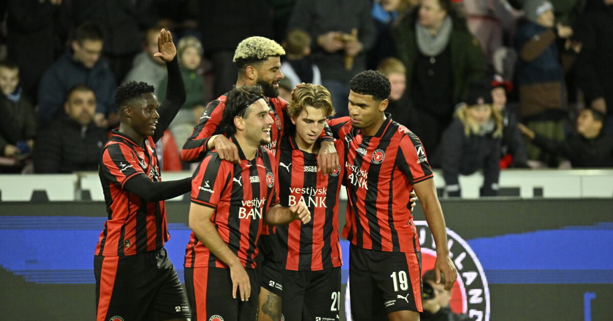 FC Midtjylland slagtede Vejle i målrig halvleg Foto: Ernst Van Norde/Ritzau Scanpix