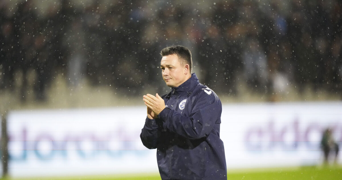 Ærlig pausesnak fra Nørgaard: Vi fører, men vi har ikke været bedst Foto: Claus Fisker/Ritzau Scanpix