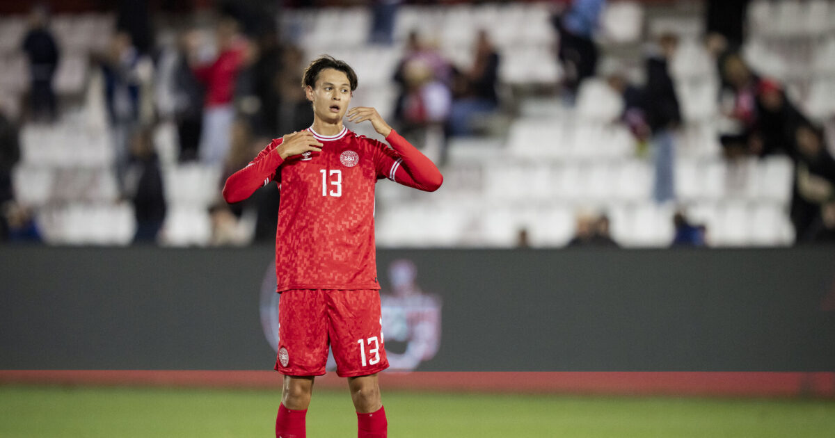Medie: U21-landsholdsspiller på vej væk fra dansk fodbold Foto: Sebastian Elias Uth/Ritzau Scanpix