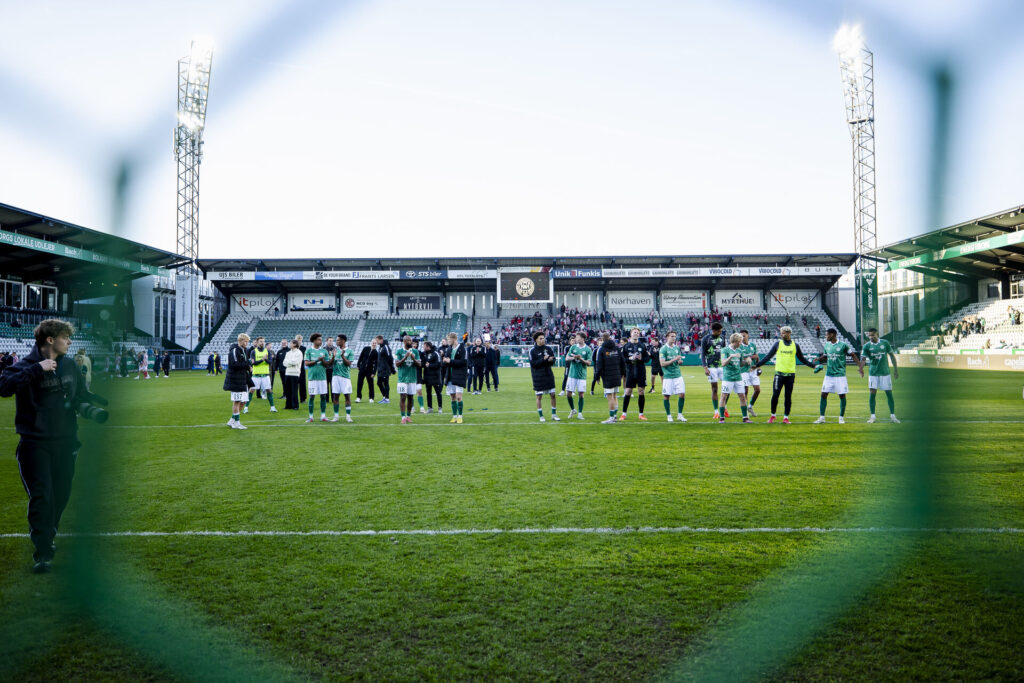 Et billede, der viser Energi Viborg Arena.