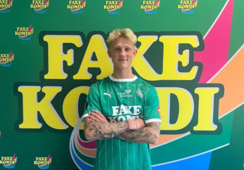 Lucas Riisgaard præsenteret i Næstved. 