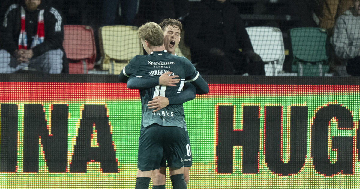 Målscorer bruger ét ord om AGF’s præstation mod SIF Foto: Henning Bagger/Ritzau Scanpix