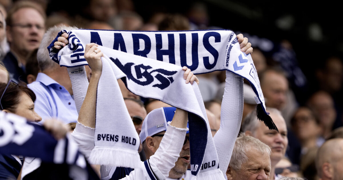 AGF gafler Hobro-træner Foto: Bo Amstrup/Ritzau Scanpix