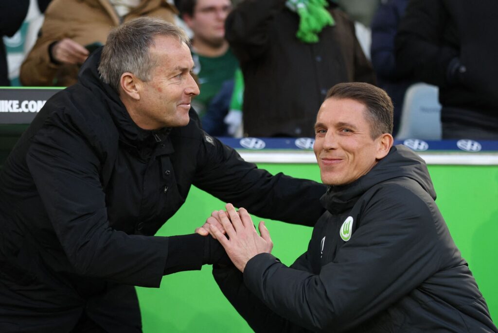 Kasper Hjulmand mod Wolfsburg