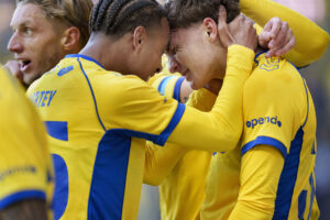 Noah Nartey og Jacob Ambæk for Brøndby IF