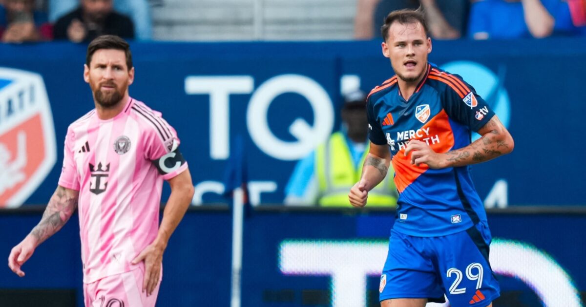 Lukas Engel igen overfor Messi: Gået fandens hurtigt Foto: FC Cincinnati