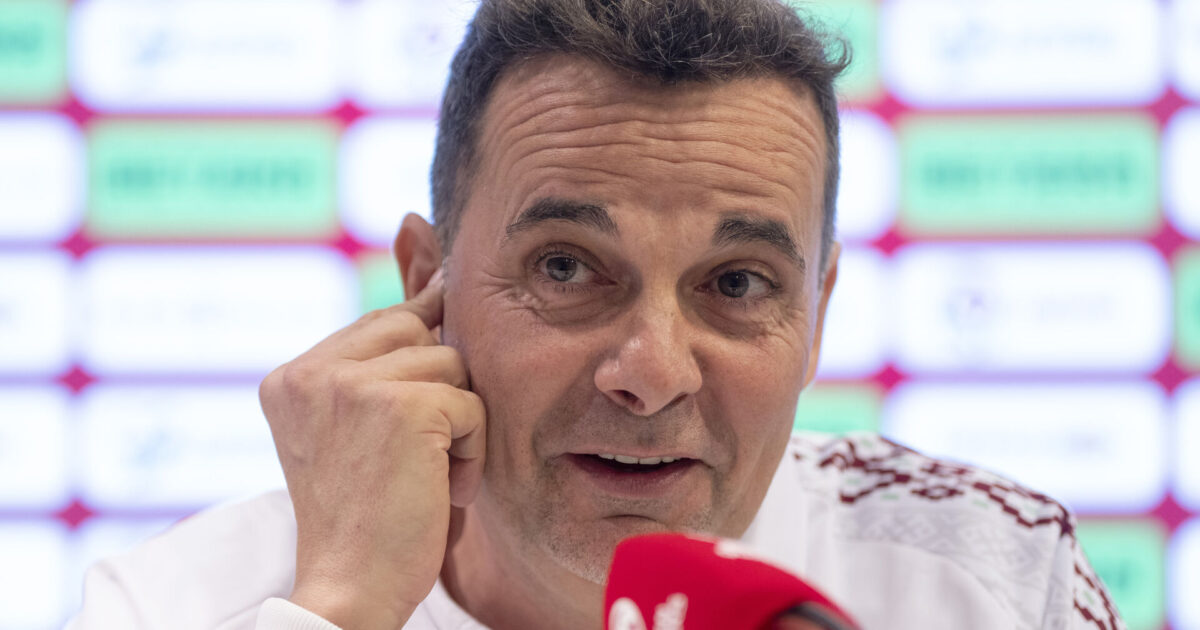 Lettet landstræner reagerer på skrækkelig optakt Foto: Bo Amstrup/Ritzau Scanpix