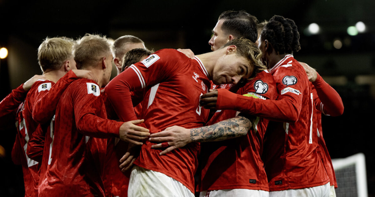 Drømmelodtrækning: Dem skal Danmark møde i VM-playoff Foto: Bo Amstrup/Ritzau Scanpix