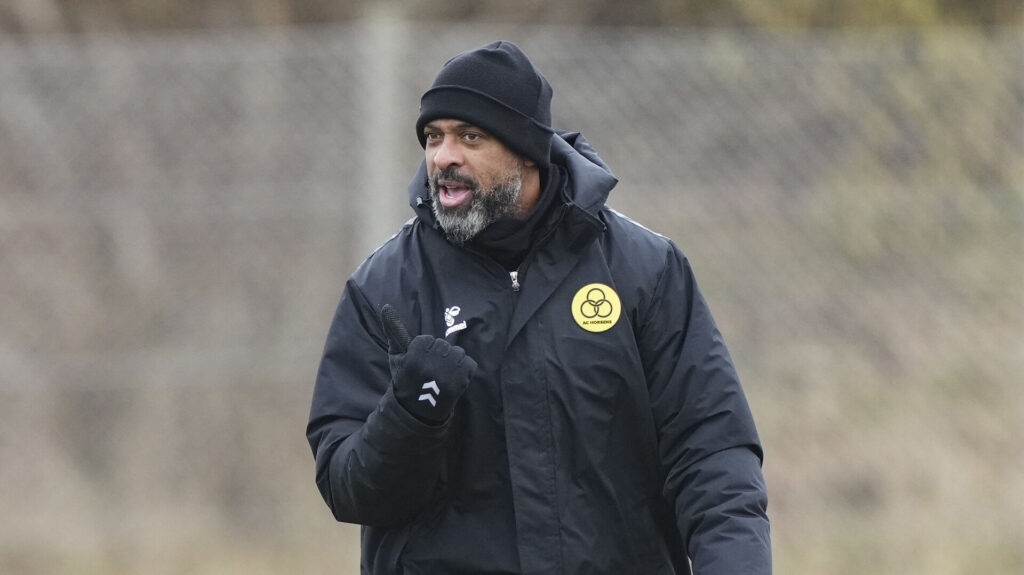 David Nielsen på træningsbanen