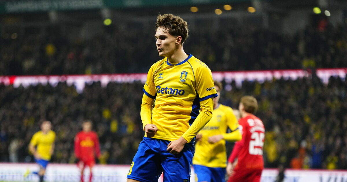 Målscorer Ambæk: Vi sender et godt signal Foto: Mads Claus Rasmussen/Ritzau Scanpix