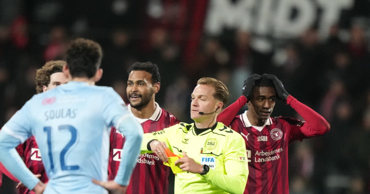 Det er for ringe, FC Midtjylland! Foto: Claus Fisker/Ritzau Scanpix