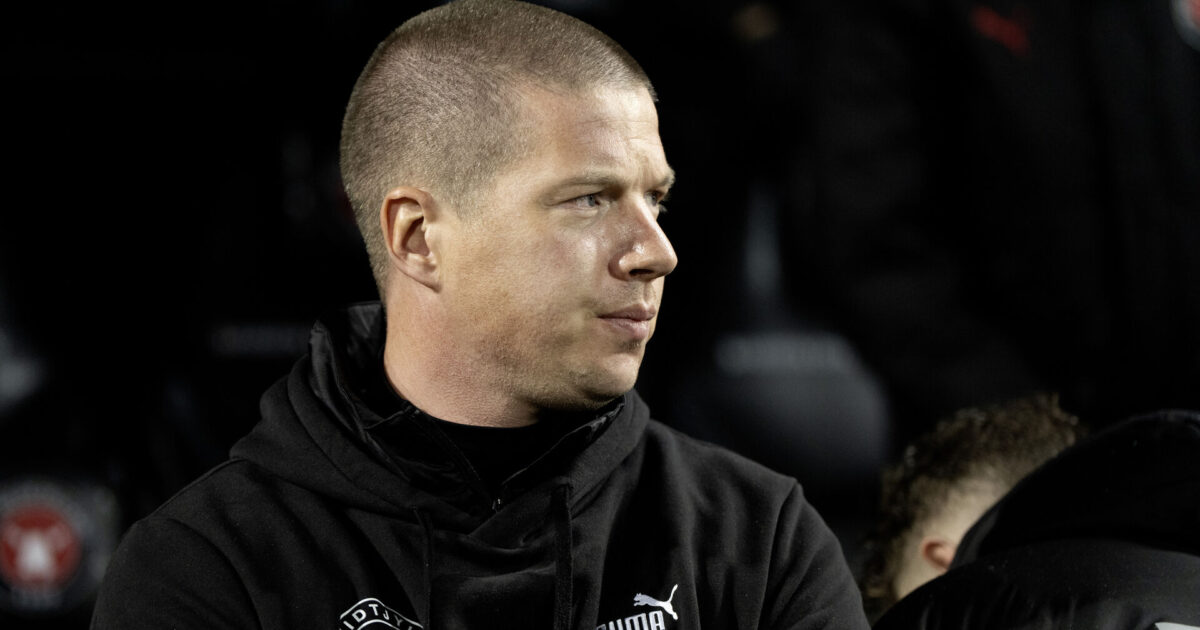 Ingen kommentarer: Tullberg vil ikke give kendelser skyld for pointtab Foto: Bo Amstrup/Ritzau Scanpix