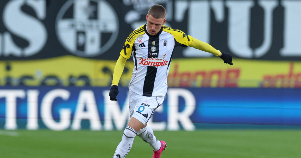 Mesterskabsbejler: Kasper Jørgensen scorer igen for LASK Foto: Rainer/AP/Ritzau Scanpix