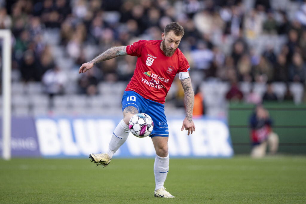 Martin Spelmann i kamp for Hvidovre.