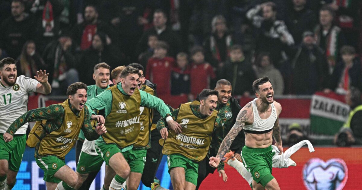 Billederne taler sit tydelige sprog: Det er et eventyr, siger irsk helt Foto: Attila Kisbenedek/AFP/Ritzau Scanpix