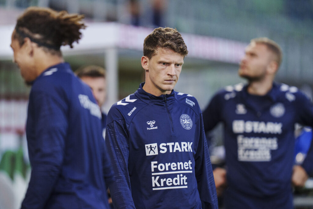 Jens Stage til en landsholdstræning