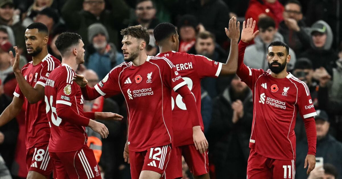 Liverpool bryder skrækstime mod Aston Villa Foto: Paul Ellis/AFP/Ritzau Scanpix