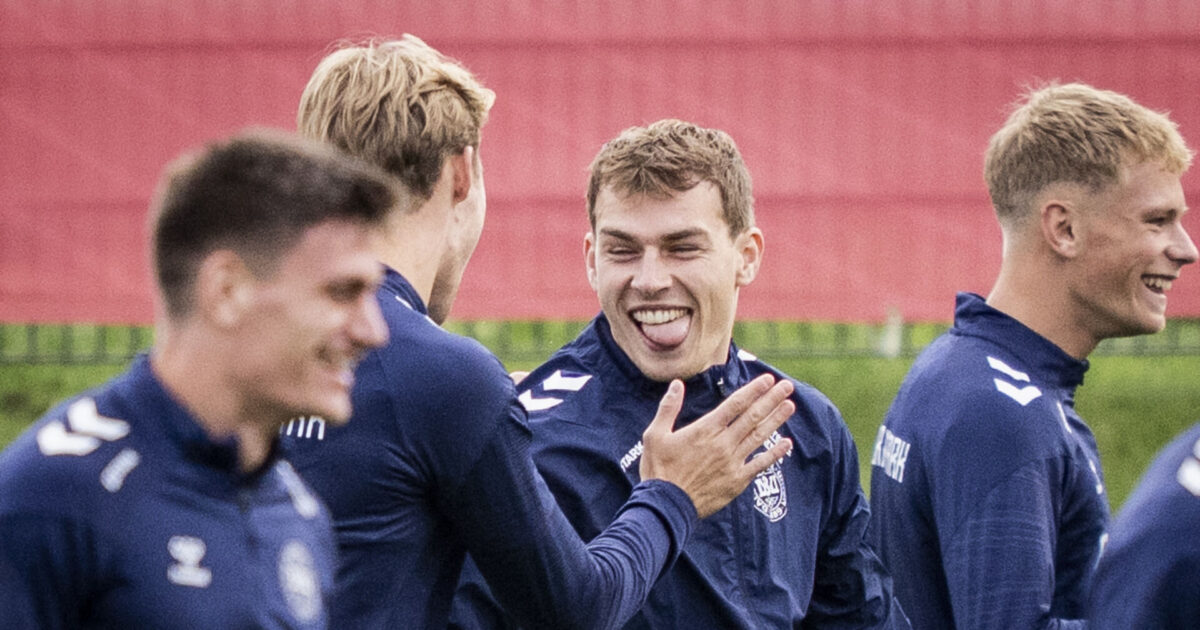 Har landsholdsdebuten til gode: Prøver at bidrage Foto: Sebastian Elias Uth/Scanpix 2025