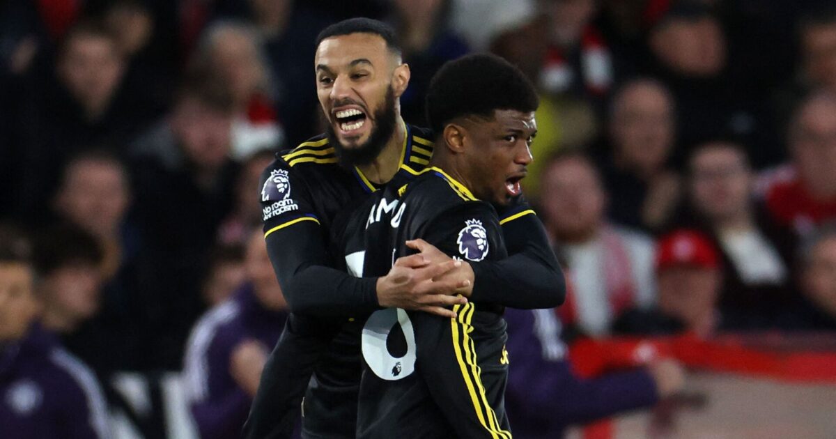 Vildt minut og Diallo-hammer: United og Forest deler i drama Foto: Photo by Darren Staples 