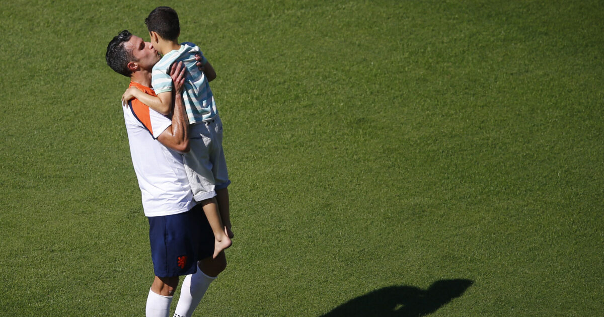 Van Persie udtog sin søn: Ingen særbehandling Foto: Ritzau Scanpix/REUTERS