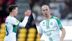 Viborgs Oliver Bundgaard og Zan Zaletel i samme billede.