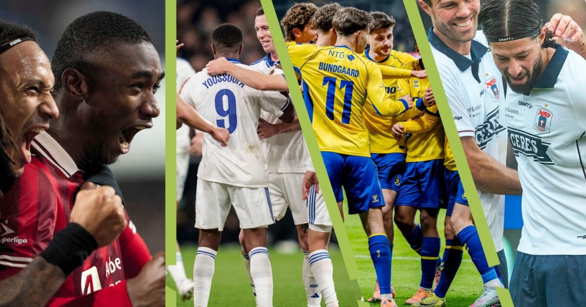 Spøjs statistik giver håb for AGF, FCK og Brøndbys guldchancer Foto: Bo Amstrup/Ritzau Scanpix / Mads Claus Rasmussen/Ritzau Scanpix