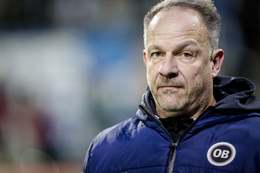 Alexander Zorniger med et specielt ansigtsudtryk.