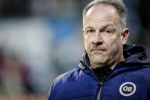 Alexander Zorniger med et specielt ansigtsudtryk.