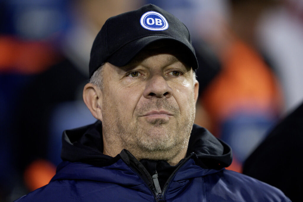 Alexander Zorniger under en kamp med OB