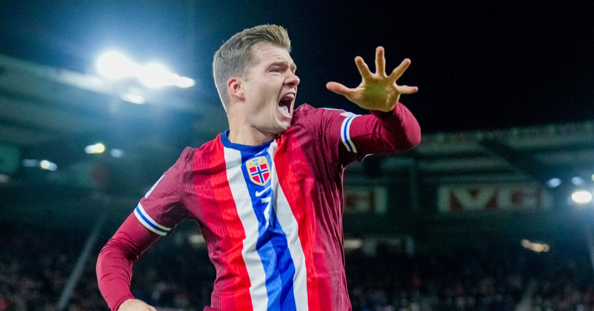 Norsk målhelt: Dejligste mål i hele mit liv Foto: Photo: Fredrik Varfjell 