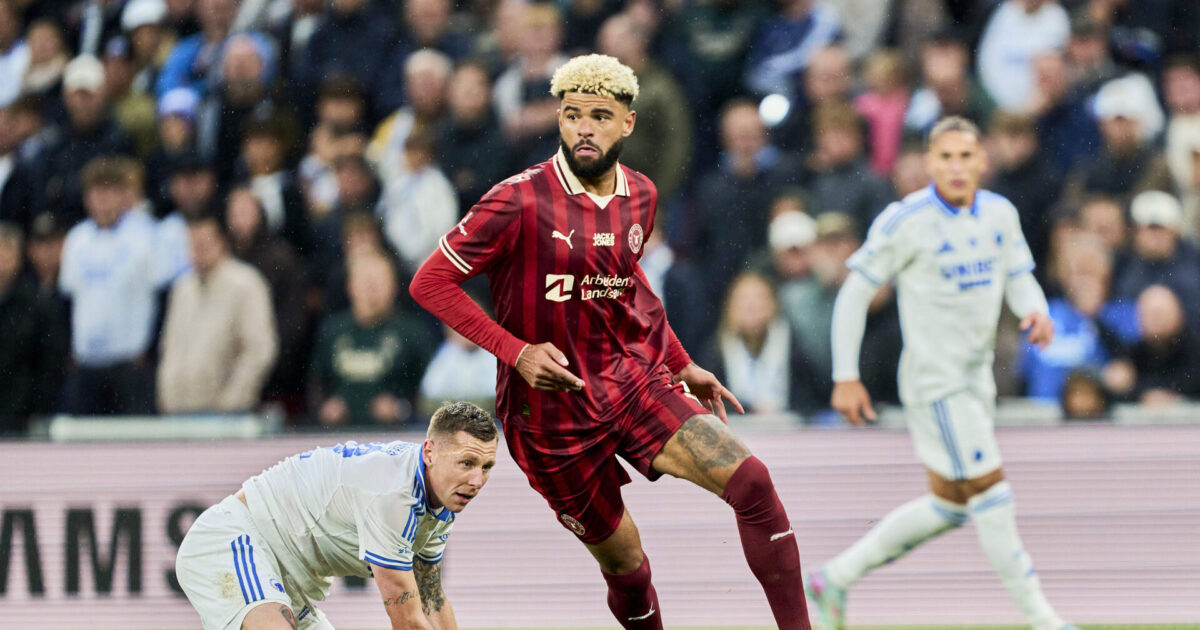 Stor hæder: Billing vinder månedens spiller Foto: Thomas Traasdahl/Ritzau Scanpix