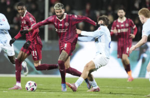 Philip Billing under FCM's kamp mod Sønderjyske.