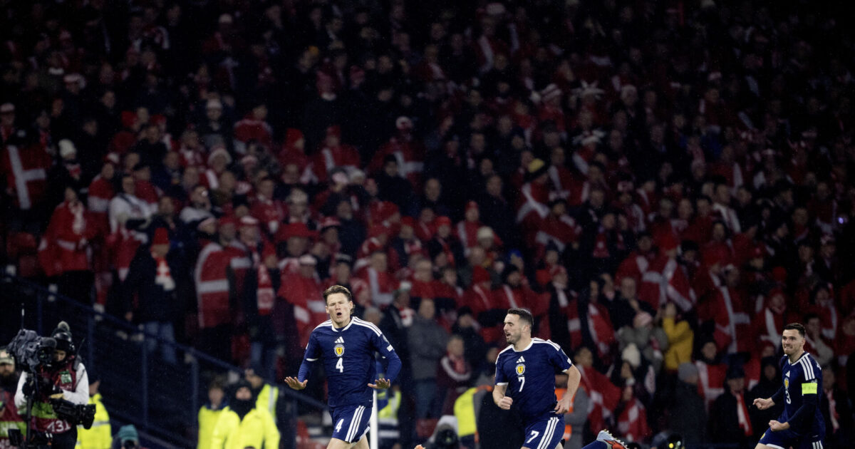 Helt gal: DBU raser over banner Foto: Bo Amstrup/Ritzau Scanpix