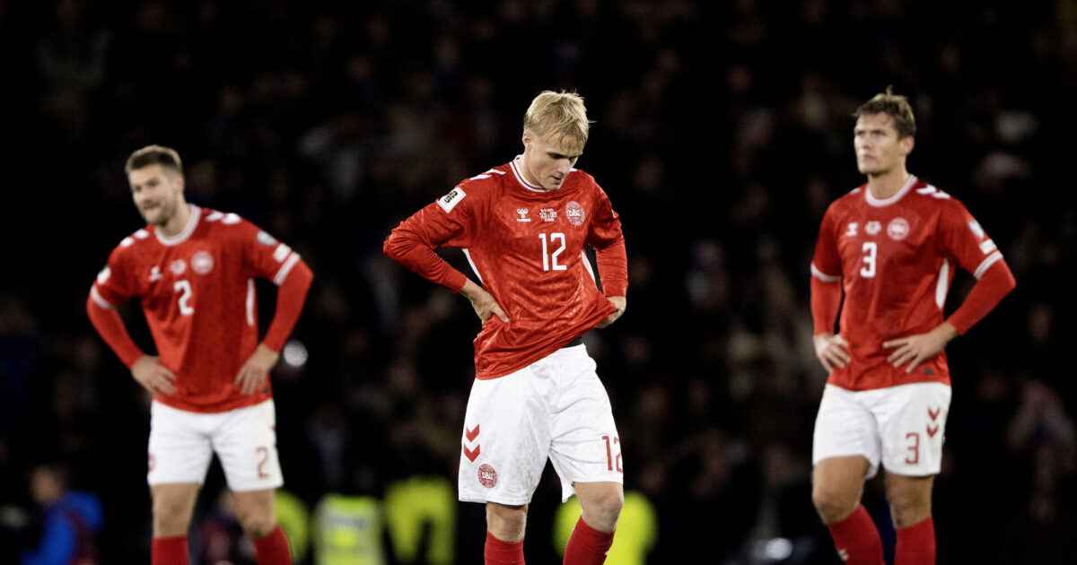 Ny FIFA-rangliste: Ingen i verden falder mere end Danmark Foto: Bo Amstrup/Ritzau Scanpix