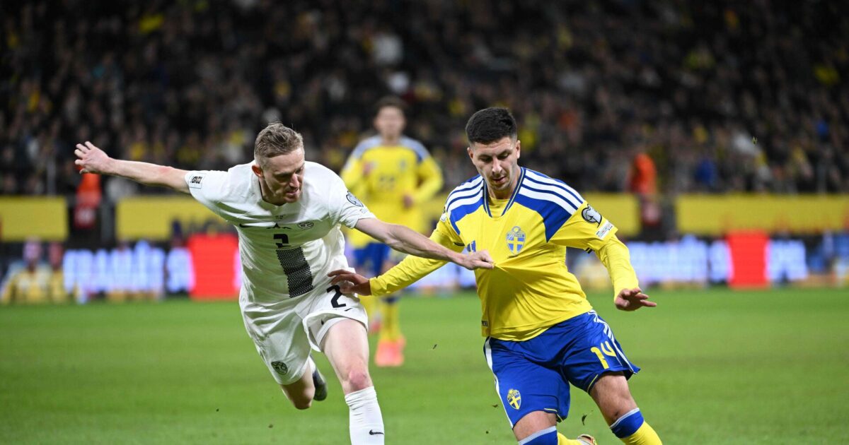 Roony Bardghji: Vi har størst chance mod Danmark Foto: Jonathan Nackstrand/AFP/Ritzau Scanpix