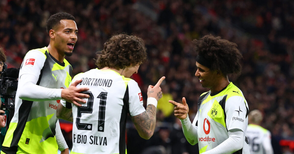 Så gik den ikke længere: Dortmund slår Hjulmands Leverkusen Foto: Ritzau Scanpix/REUTERS