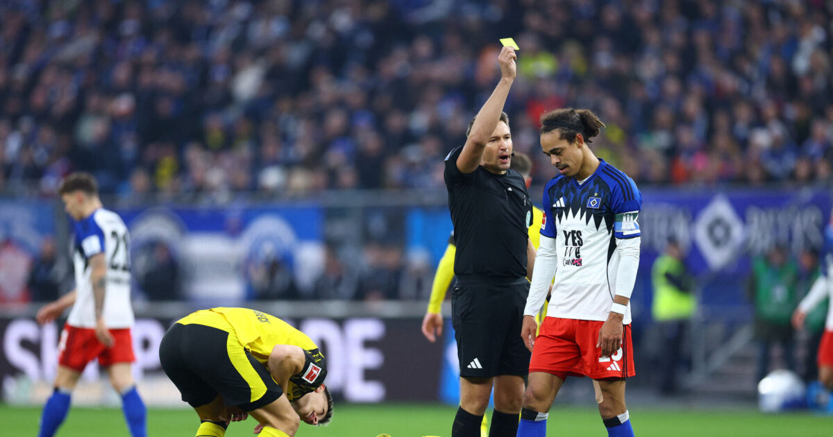 Dortmund snublede i tillægstiden mod HSV Foto: PHOTOGRAPHS AS IMAGE SEQUENCES AND